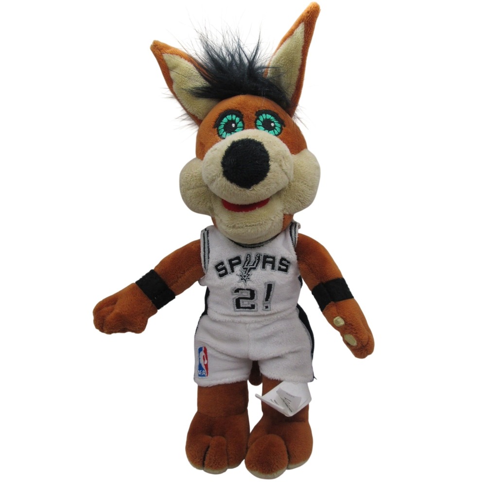 San Antonio Spurs FOCO 8" Mascot Plush Coyote NBA 2! Stuffed RARE FIND Limited